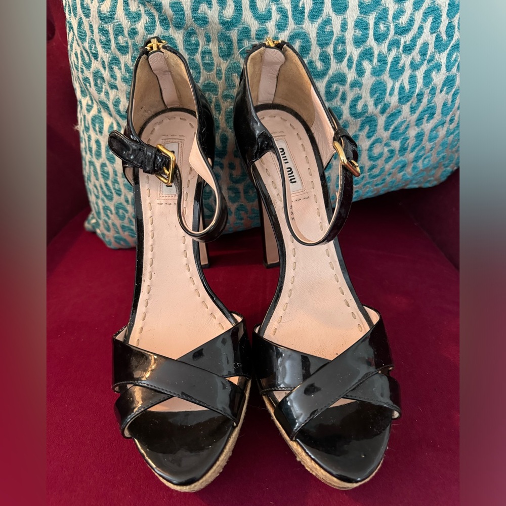 MIU MIU Black Heels